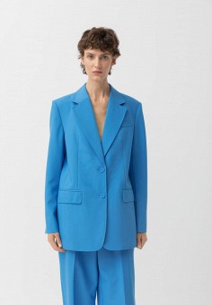 Пиджак, Lime, цвет: голубой. Артикул: MP002XW0BBR6. Одежда / Пиджаки и костюмы / Lime