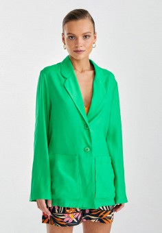 Блуза, I Am Studio, цвет: зеленый. Артикул: MP002XW0BBZI. Одежда / Блузы и рубашки / Блузы