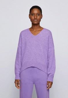 Пуловер, Boss, цвет: фиолетовый. Артикул: MP002XW0BBZQ. Premium