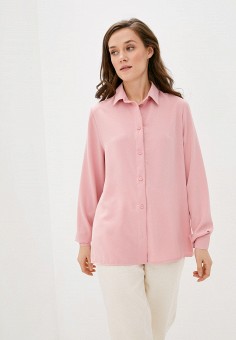 Блуза, Garne, цвет: розовый. Артикул: MP002XW0BCP6. Одежда / Блузы и рубашки / Блузы / Блузы с длинным рукавом