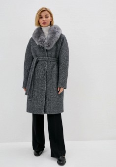 Пальто, Danna, цвет: серый. Артикул: MP002XW0BD22. Danna