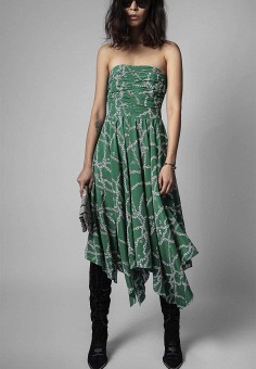 Платье, Zadig & Voltaire, цвет: зеленый. Артикул: MP002XW0BKMX. Zadig & Voltaire