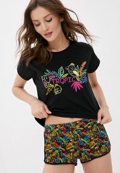 Костюм домашний, Селтекс, цвет: черный. Артикул: MP002XW0DY8C. Одежда / Домашняя одежда