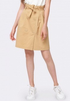 Юбка, Cat Orange, цвет: бежевый. Артикул: MP002XW0GM9X. Одежда / Юбки