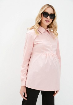 Блуза, Mam's, цвет: розовый. Артикул: MP002XW0GQZI. Одежда / Блузы и рубашки / Блузы / Mam's
