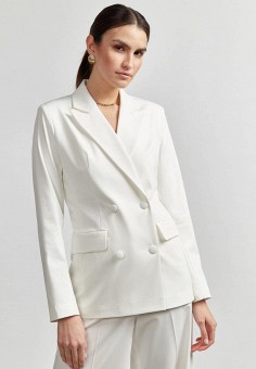 Пиджак, The Select Moscow, цвет: белый. Артикул: MP002XW0HXJ8. Одежда / Пиджаки и костюмы