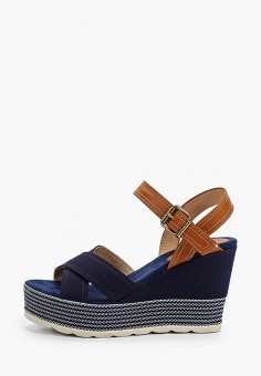 Босоножки, T.Taccardi, цвет: синий. Артикул: MP002XW0I2AX. Обувь / Босоножки