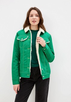 Куртка джинсовая, Dasti, цвет: зеленый. Артикул: MP002XW0O7KG. Dasti