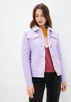 Куртка джинсовая, Dasti, цвет: фиолетовый. Артикул: MP002XW0OLXQ. Dasti