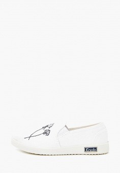 Слипоны, Kredo, цвет: белый. Артикул: MP002XW0RXLI. Обувь / Слипоны