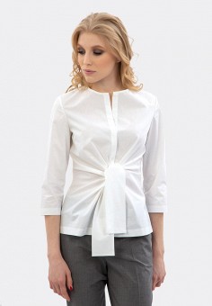 Блуза, Энсо, цвет: белый. Артикул: MP002XW0SCKS. Одежда / Одежда больших размеров / Энсо