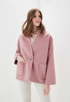 Полупальто, Ruxara, цвет: розовый. Артикул: MP002XW0TOW5. Одежда / Верхняя одежда / Пальто