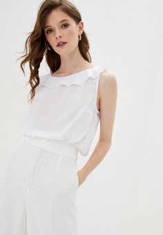 Блуза, Genevie, цвет: белый. Артикул: MP002XW0XH92. Genevie