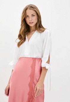 Блуза, Tina Viliams, цвет: белый. Артикул: MP002XW10C5N. Одежда / Блузы и рубашки / Блузы / Tina Viliams