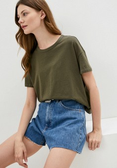 Футболка, Befree, цвет: хаки. Артикул: MP002XW113RB. Одежда / Футболки и поло