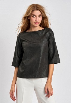 Блуза, Lussotico, цвет: черный. Артикул: MP002XW117G3. Одежда / Блузы и рубашки / Блузы / Lussotico