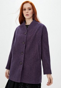Пальто, Berdichevski, цвет: фиолетовый. Артикул: MP002XW11MPA. Berdichevski