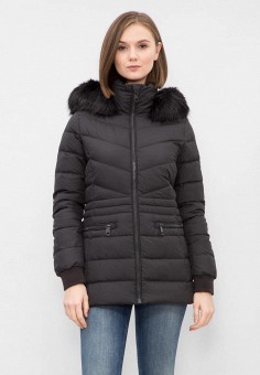 Пуховик, Tommy Hilfiger, цвет: черный. Артикул: MP002XW11W1R. Tommy Hilfiger