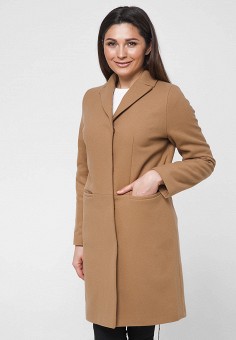 Пальто, Florens, цвет: коричневый. Артикул: MP002XW140P0. Florens