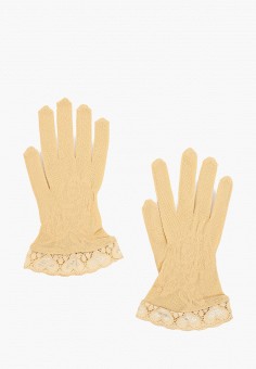 Перчатки, Le Cabaret, цвет: бежевый. Артикул: MP002XW14DZ0. Аксессуары / Перчатки и варежки