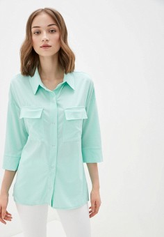 Блуза, OXO2, цвет: бирюзовый. Артикул: MP002XW14NL5. Одежда / Блузы и рубашки / Блузы / OXO2