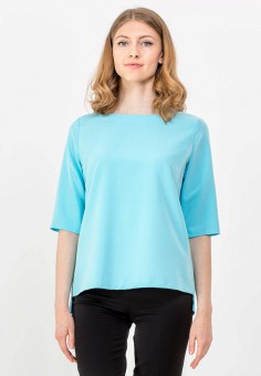 Блуза, Samos fashion group, цвет: голубой. Артикул: MP002XW18XWX. Одежда / Блузы и рубашки / Блузы / Samos fashion group