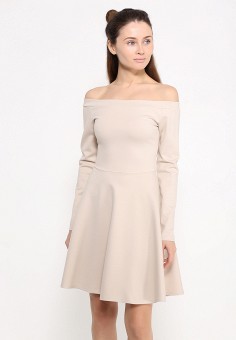 Платье, Zerkala, цвет: бежевый. Артикул: MP002XW1AGE5. Одежда / Платья и сарафаны / Вечерние платья