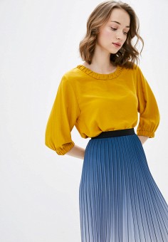 Блуза, Concept Club, цвет: желтый. Артикул: MP002XW1GCSI. Одежда / Блузы и рубашки / Блузы / Concept Club