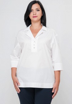 Блуза, Limonti, цвет: белый. Артикул: MP002XW1GP8A. Одежда / Блузы и рубашки / Блузы / Limonti