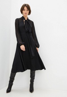 Платье, N21, цвет: черный. Артикул: N1380EWKTTE8. Premium / Одежда / N21