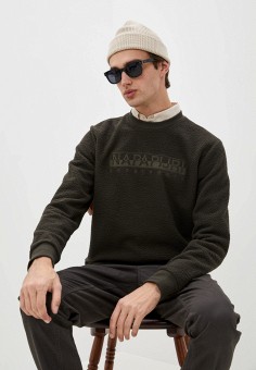 Свитшот, Napapijri, цвет: хаки. Артикул: NA154EMLVBM7. Napapijri