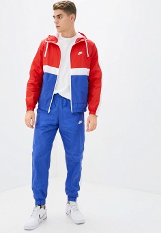 Костюм спортивный, Nike, цвет: мультиколор, синий. Артикул: NI464EMJODH4. Одежда / Спортивные костюмы