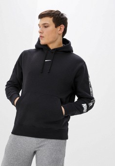 Худи, Nike, цвет: черный. Артикул: NI464EMLZPR6. Одежда / Толстовки и олимпийки / Худи