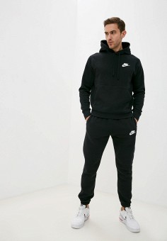 Костюм спортивный, Nike, цвет: черный. Артикул: NI464EMLZQA1. Одежда / Спортивные костюмы