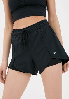 Шорты спортивные, Nike, цвет: черный. Артикул: NI464EWLYVT8. Одежда / Шорты