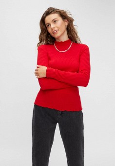 Водолазка, Noisy May, цвет: красный. Артикул: NO963EWJPPI3. Одежда / Джемперы, свитеры и кардиганы / Водолазки