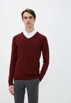 Пуловер, Old Seams, цвет: бордовый. Артикул: OL021EMLZFY7. Old Seams