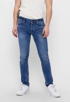 Джинсы, Only & Sons, цвет: синий. Артикул: ON013EMMLAC8. Одежда / Джинсы