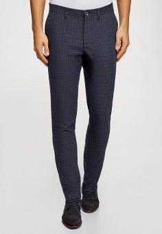 Брюки, oodji, цвет: синий. Артикул: OO001EMHOWN9. oodji