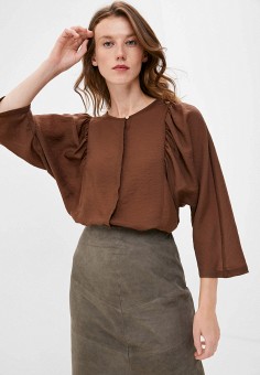 Блуза, Part Two, цвет: коричневый. Артикул: PA079EWJYOT9. Part Two