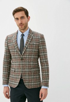 Пиджак, Paul Martin's, цвет: коричневый. Артикул: PA087EMLSRF4. Одежда / Пиджаки и костюмы