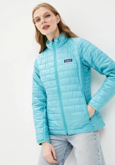 Куртка утепленная, Patagonia, цвет: бирюзовый. Артикул: PA747EWMRQO7. Одежда / Patagonia