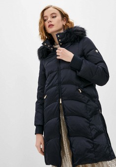 Пуховик, Patrizia Pepe, цвет: синий. Артикул: PA748EWLVYO7. Patrizia Pepe