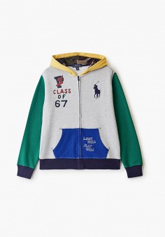 Толстовка, Polo Ralph Lauren, цвет: серый. Артикул: PO006EBGGKX4. 