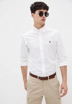 Рубашка, Polo Ralph Lauren, цвет: белый. Артикул: PO006EMMCUB1. Premium / Одежда