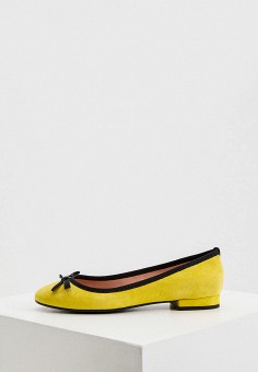 Балетки, Pollini, цвет: желтый. Артикул: PO756AWMDLZ8. Premium / Обувь / Балетки / Pollini