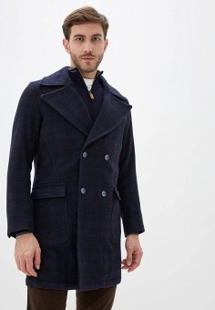 Пальто, Primo Emporio, цвет: синий. Артикул: PR760EMHQZT9. Одежда / Верхняя одежда / Пальто