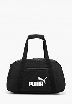 Сумка спортивная, PUMA, цвет: черный. Артикул: PU053BMDZPM4. Аксессуары / Сумки / Спортивные сумки