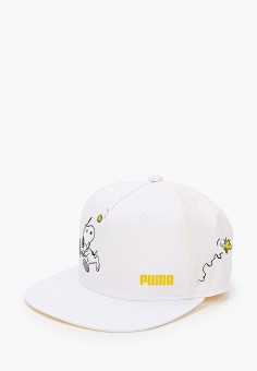 Бейсболка, PUMA, цвет: белый. Артикул: PU053CKMJOK7. Девочкам / Аксессуары 