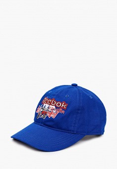 Бейсболка, Reebok Classic, цвет: синий. Артикул: RE005CULXBZ5. Аксессуары / Reebok Classic